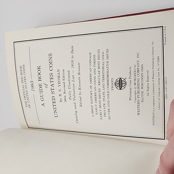 Vintage Guide Book of US Coins 36th Edition 1983 - Picture 7 of 8